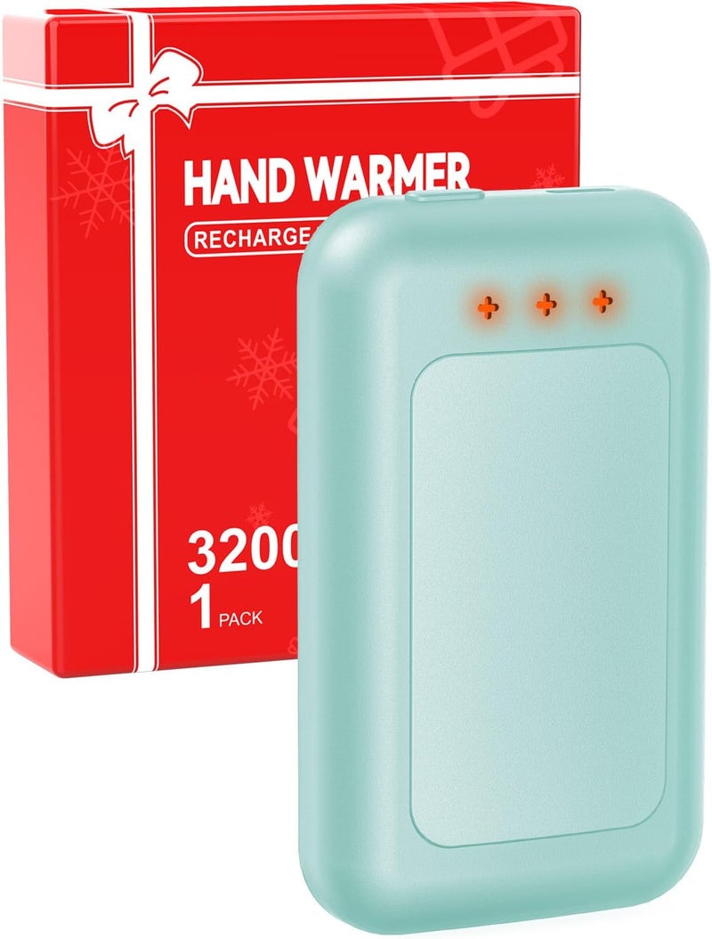 Jerritte Electric Hand Warmers Rechargeable, Rechargeable Hand Warmer, Portable Hand Warmer for Outdoor Camping Hunting Golf Accessories, Gifts for Women Men - Image 1